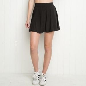 Brandy Melville Black Skater Skirt